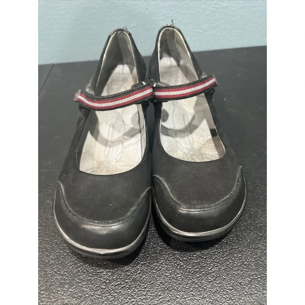 J-41 Mary Jane Wedge Womens 8M Black Grand Adventure On Sporty Utility‎ Comfort